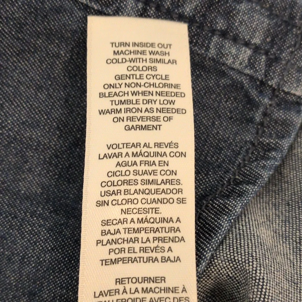 Chico's Denim Button Down Top - Picture 7 of 11